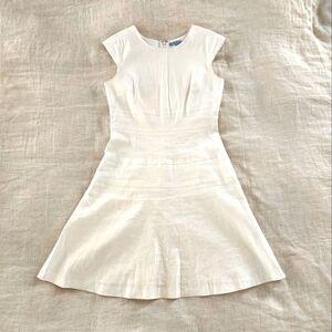 White Linen Dress